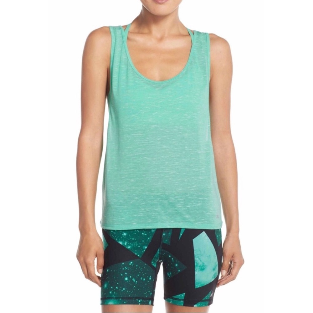 Alo Yoga Marina Tank in Heathered Teal!